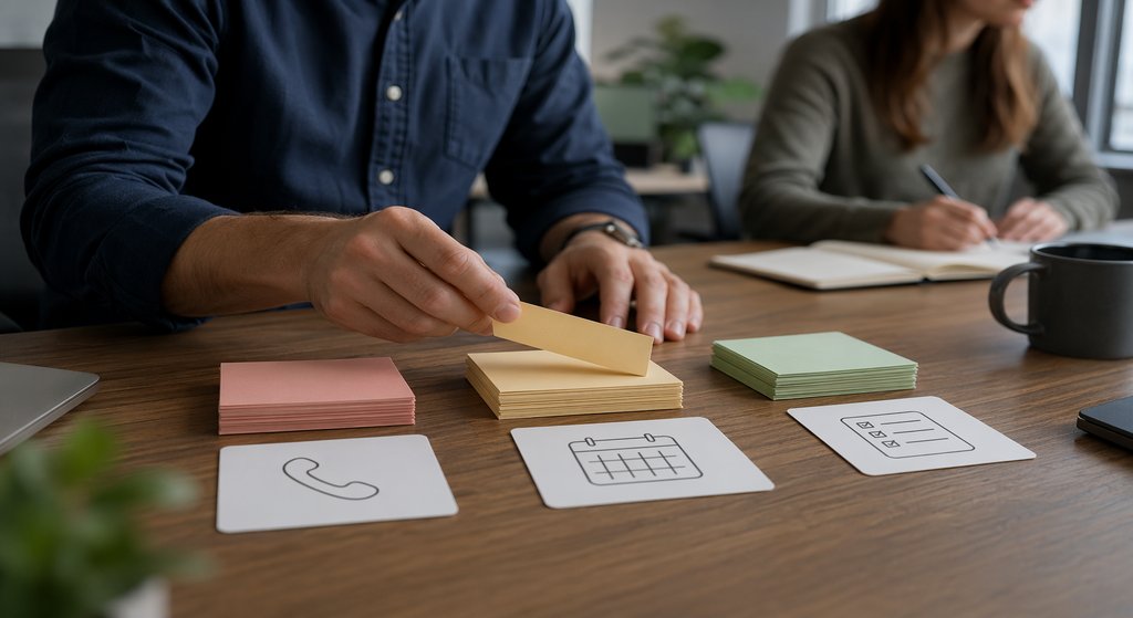 Weekly churn risk triage board